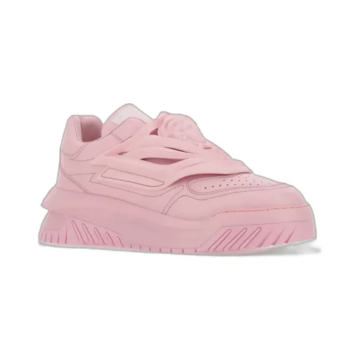 Versace Logo Detailed Lace-Up Sneakers