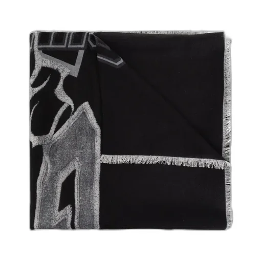 Logo-Print Modal-Cashmere Scarf