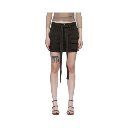 Blumarine Belted Mini Skirt