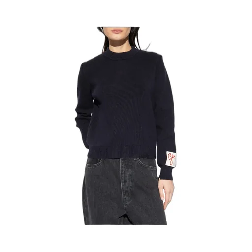 Golden Goose Deluxe Brand Distressed Crew Neck Jumper