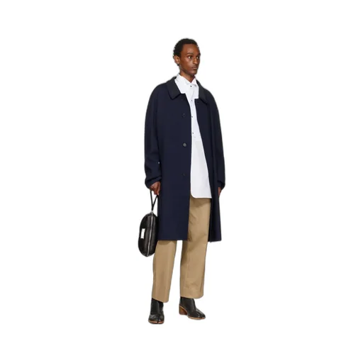Maison Margiela Four-Stitch Detailed Long Coat