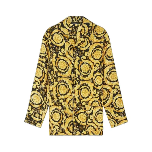 Versace Baroque Pattern Long Sleeved Pajama Top