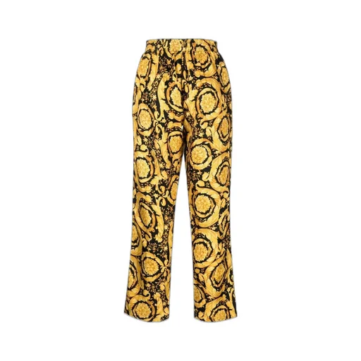 Versace Baroque Pattern Straight Leg Pajama Pants