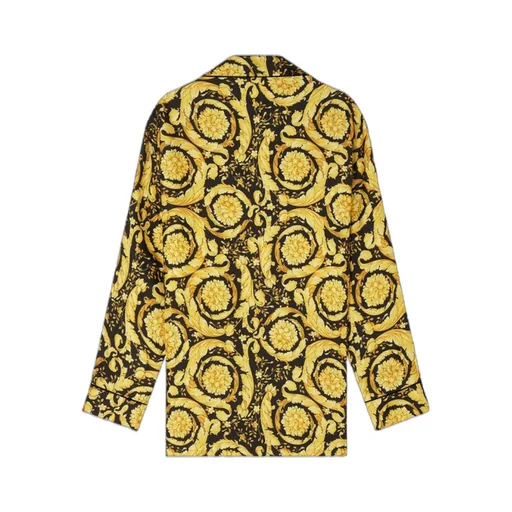 Versace Baroque Pattern Long Sleeved Pajama Top