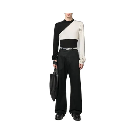 Straight-Leg Organic-Cotton Trousers