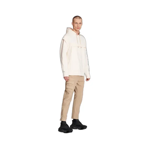 Cotton Printed Balmain Logo Hoodie