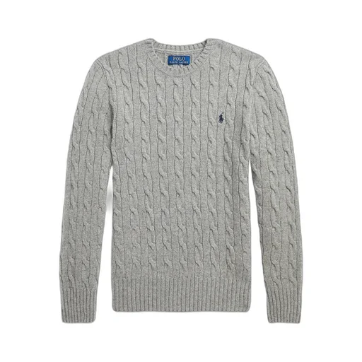 Polo Ralph Lauren Kids Logo Embroidered Cable Knit Jumper