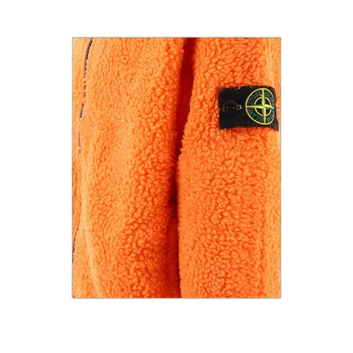 Logo-Patch Sleeve Hooded Jacket