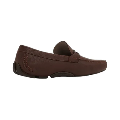 Gancini-Ornament Driver Loafers