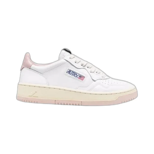 Autry Logo-Patch Lace-Up Sneakers