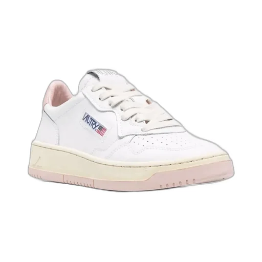 Autry Logo-Patch Lace-Up Sneakers