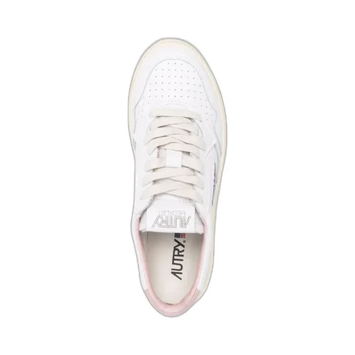 Autry Logo-Patch Lace-Up Sneakers