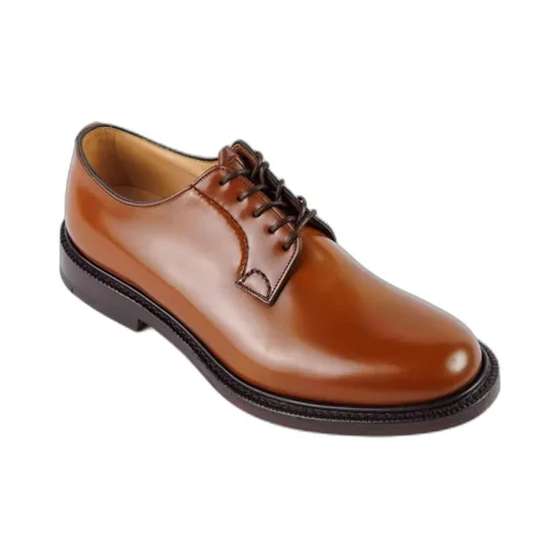Leather Lace Derby Shoes