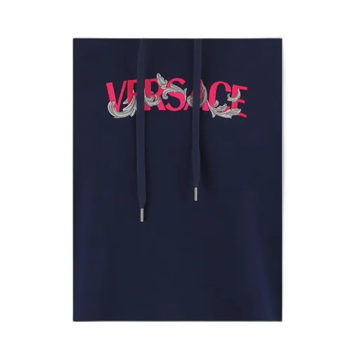 Logo-Embroidered Drawstring Hoodie