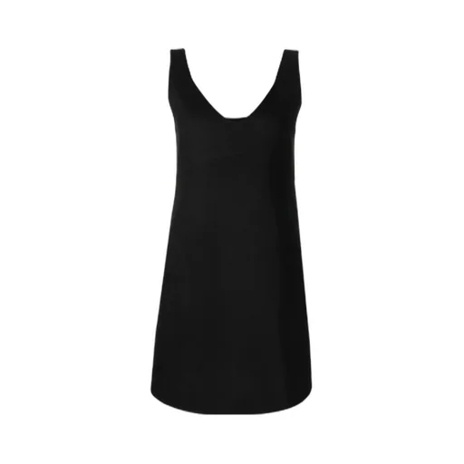 V-Neck Shift Mini Dress