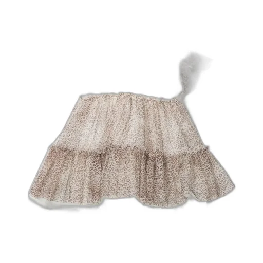 Monnalisa Animal Print Tulle Dress