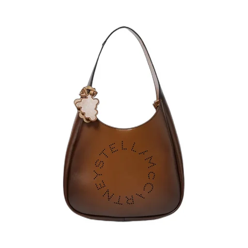 Stella Mccartney Logo Slouchy Hobo Tote Bag