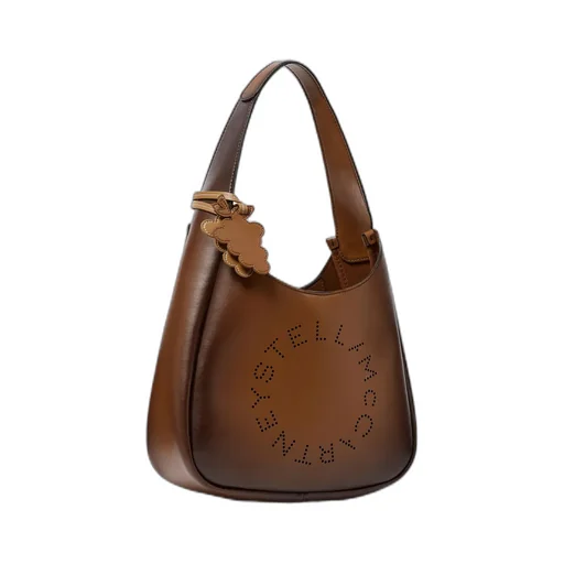 Stella Mccartney Logo Slouchy Hobo Tote Bag