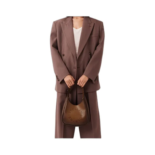 Stella Mccartney Logo Slouchy Hobo Tote Bag