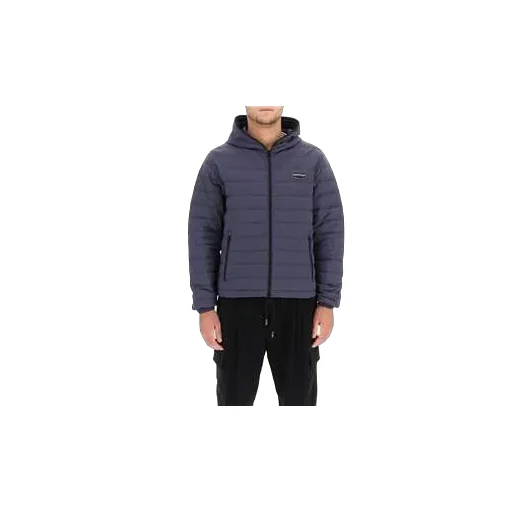 Logo-Patch Padded Coat