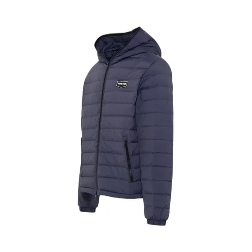 Logo-Patch Padded Coat