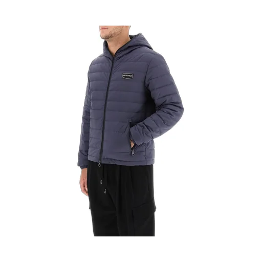 Logo-Patch Padded Coat