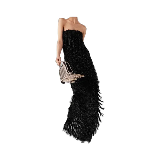 Tube Top Tassel Dress