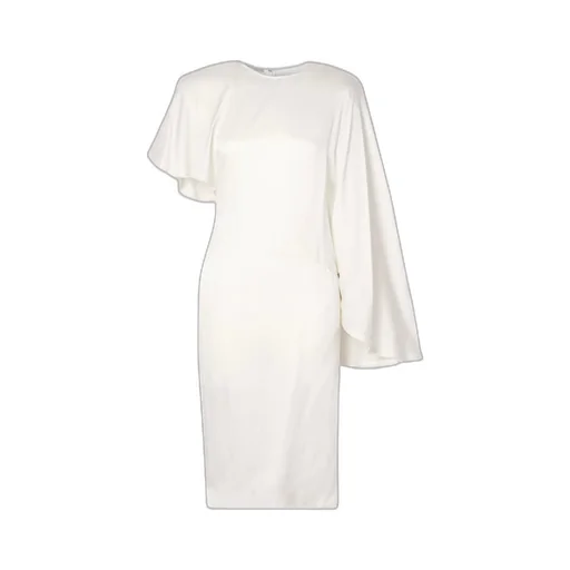 Asymmetrical Pendant Mid-Length Dress