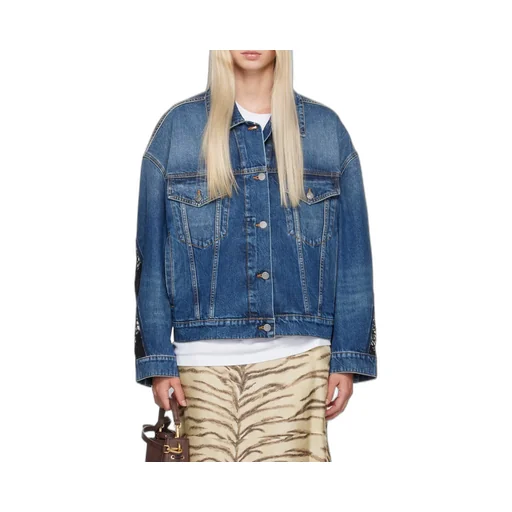 Long-Sleeved Denim Coat