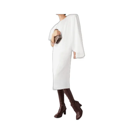 Asymmetrical Pendant Mid-Length Dress