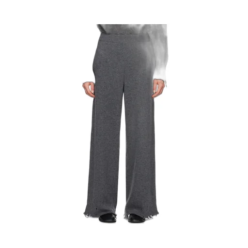 Flared High-Rise Trousers