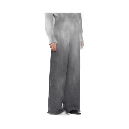 Flared High-Rise Trousers