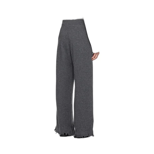 Flared High-Rise Trousers