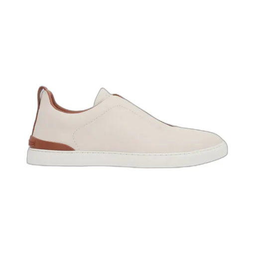 Zegna Triple Stitch Slip-On Sneakers