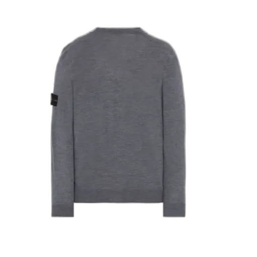 Logo-Patch Button-Up Cardigan