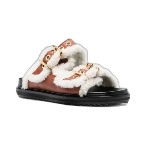 Marni Double-Strap Slip-On Slippers