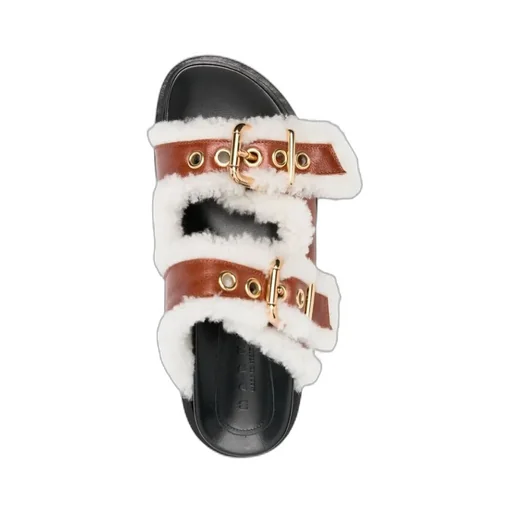 Marni Double-Strap Slip-On Slippers