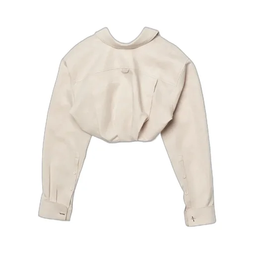 Jacquemus Long-Sleeved Cropped Bolero Shirt