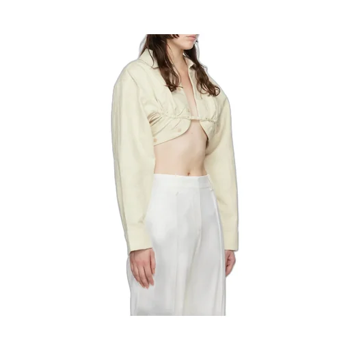 Jacquemus Long-Sleeved Cropped Bolero Shirt