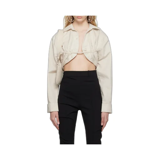 Jacquemus Long-Sleeved Cropped Bolero Shirt