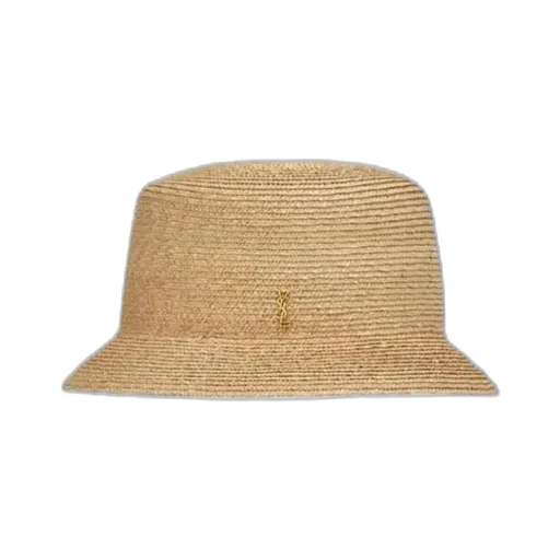 Saint Laurent Maglina Logo Plaque Bucket Hat