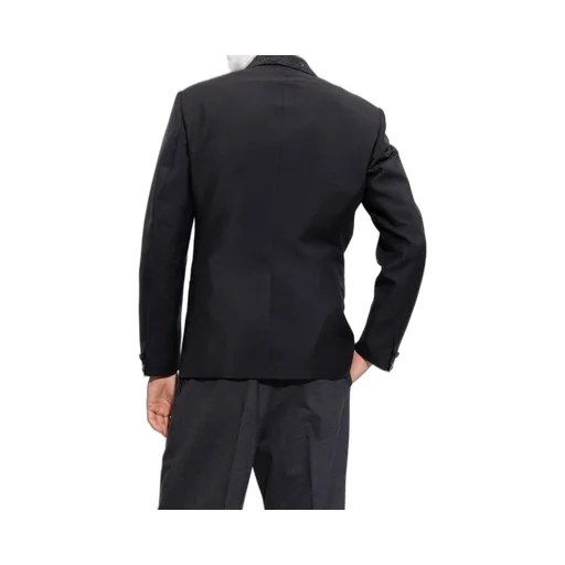 Rhinestone-Embellished Single Breasted Blazer