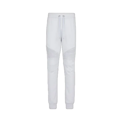 Balmain Logo Printed Cotton Jogging Bottoms