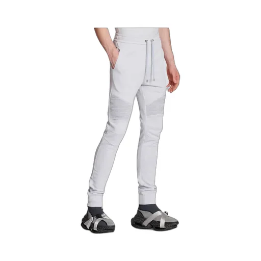 Balmain Logo Printed Cotton Jogging Bottoms