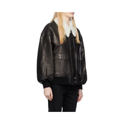 Khaite Shellar Leather Jacket