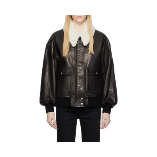 Khaite Shellar Leather Jacket