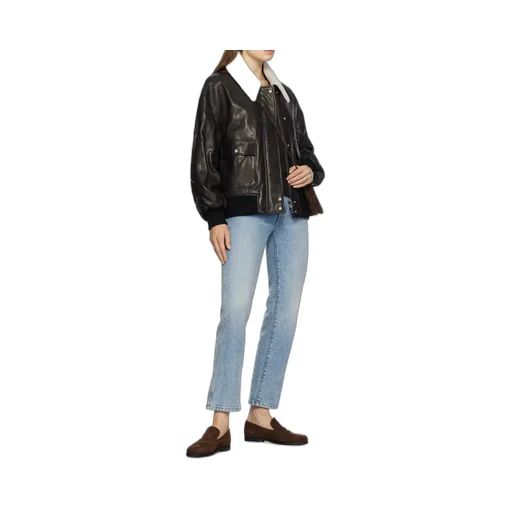 Khaite Shellar Leather Jacket