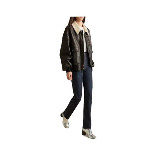 Khaite Shellar Leather Jacket