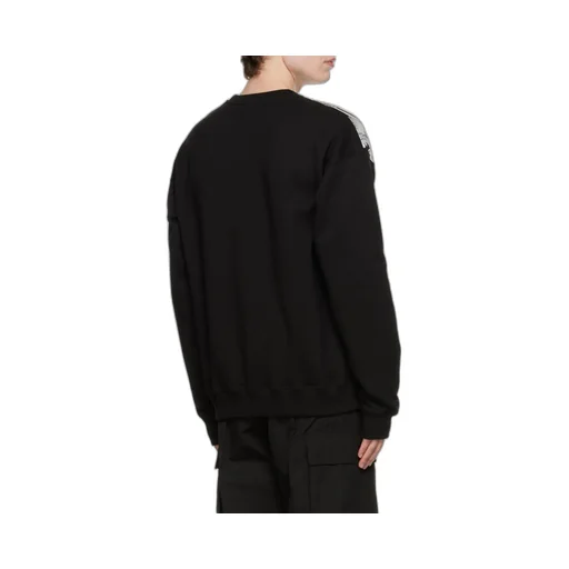 Baroque-Print Detail Sweatshirt