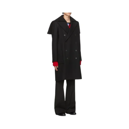 Balmain Double Breasted Long-Sleeved Coat